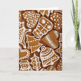 Cartão De Festividades Biscoitos Natal de Natal