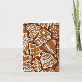 Cartão De Festividades Biscoitos Natal de Natal