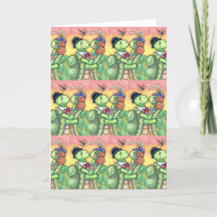 CARTÃO DE FESTIVIDADES BISSING TURTLE SWEETHEARTHEARS, NAMORADOS DE TARP