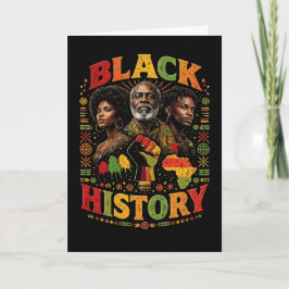 Cartão De Festividades Black History