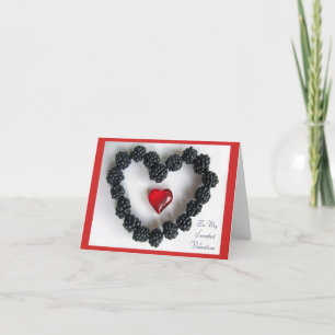 Cartão De Festividades Blackberry Love Note Card