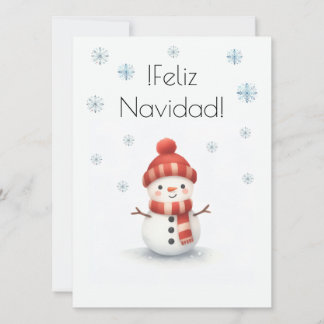 Cartão De Festividades Blanca Navidad 