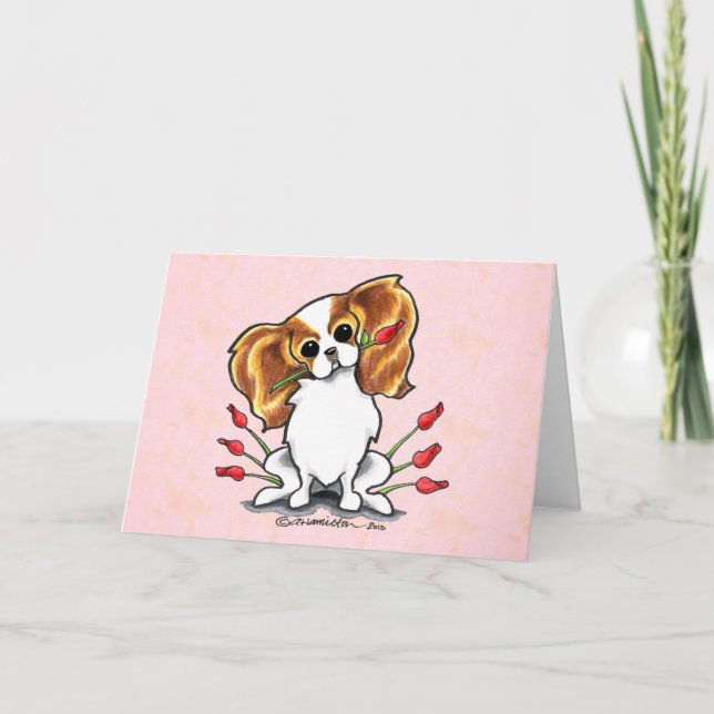 Cartão De Festividades Blenheim CKCS Sweetheart (Frente)