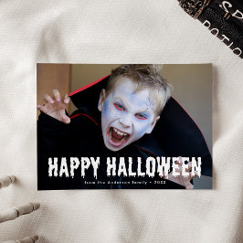 Cartão De Festividades Blood Drivers Happy Halloween Foto