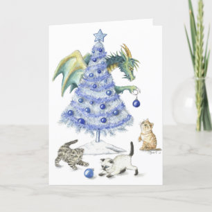 Cartão De Festividades Blue Christmas - Greeting card