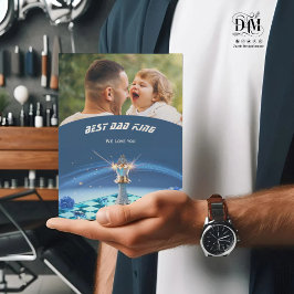 Cartão De Festividades Blue Diamond Metálico Rei Xadrez Dia dos Pais