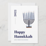Cartão De Festividades Blue Minimalist Aquorah Candle Hanukkah<br><div class="desc">© Gorjo Designs. Feito para você através da plataforma Zazzle. // Precisa de ajuda para personalizar o seu design? Tem outras ideias? Sinta-se à vontade para entrar em contato comigo (Zoe) diretamente através do botão de contato abaixo.</div>
