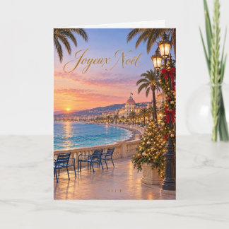 Cartão De Festividades Boa Côte d’Azur Feliz Natal
