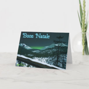 Cartão De Festividades Boa Noite de Natal - Silent Night