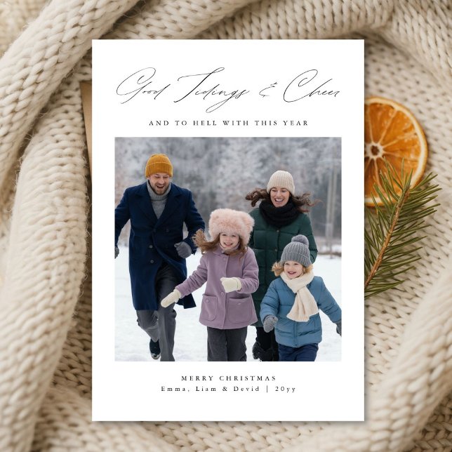 Cartão De Festividades Boas apresentações e Feliz Natal da Família Engraç (Criador carregado)