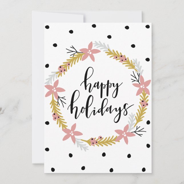 Cartão De Festividades Boas Festas (Frente)