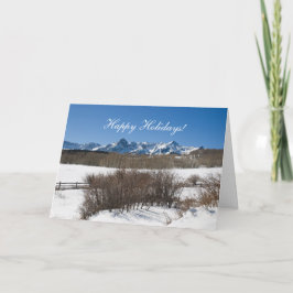 Cartão De Festividades Boas festas!