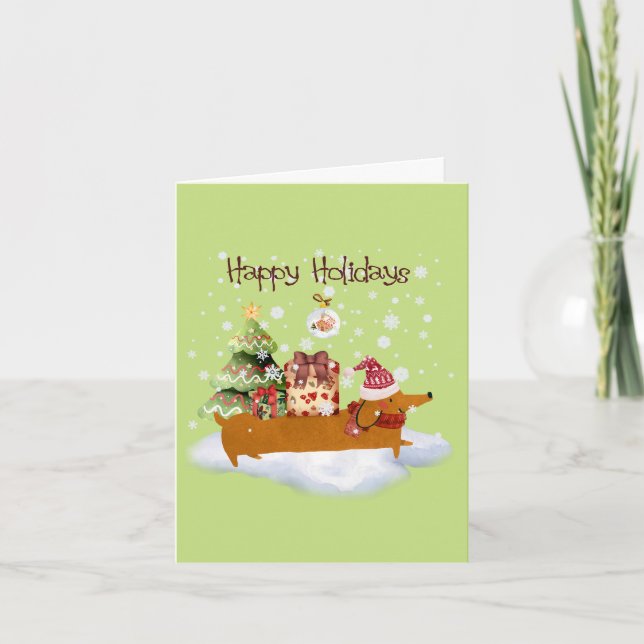 Cartão De Festividades Boas Festas Natal (Frente)