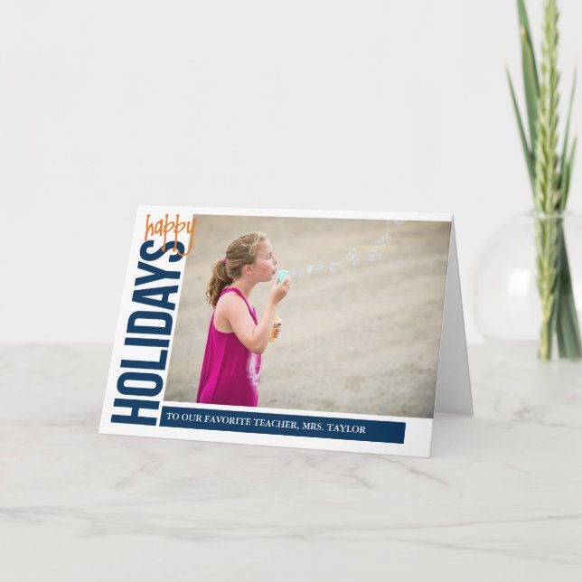 Cartão De Festividades Boas festas para você (Frente)