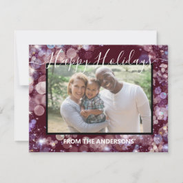 Cartão De Festividades Boas Festas sua foto e mensagem personalizada