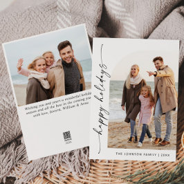 Cartão De Festividades Boas saudações de Natal do Elegante Na moda 2 FOTO