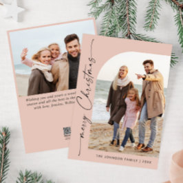 Cartão De Festividades Boas saudações de Natal do Elegante Na moda 2 FOTO