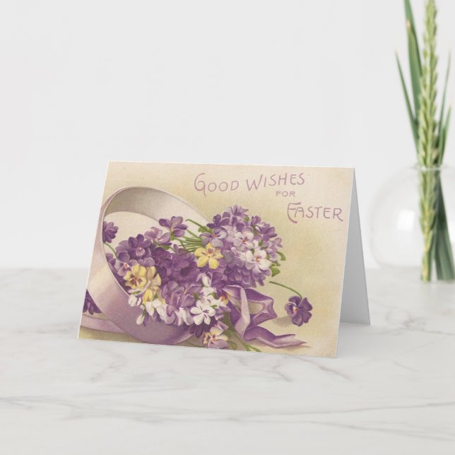 Cartão De Festividades Boas Vantagens Pela Páscoa (Frente)