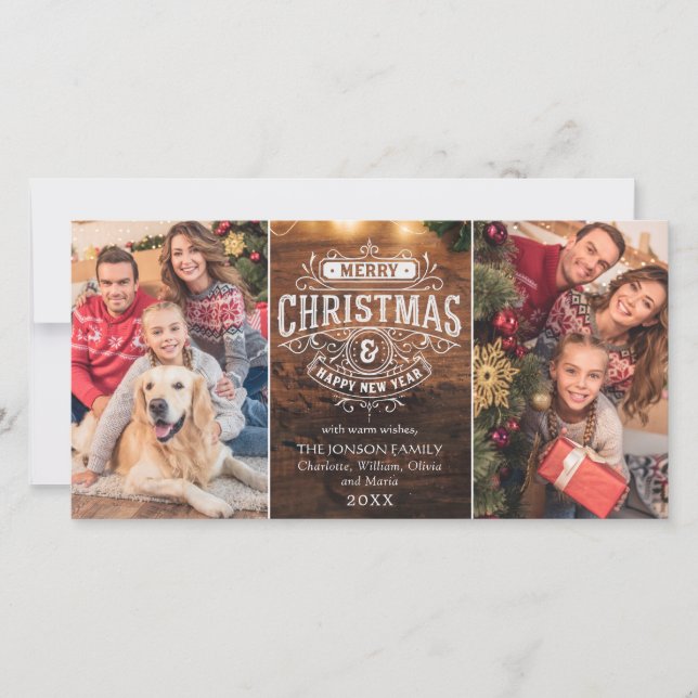 Cartão De Festividades Boas-vindas de Natal (Frente)