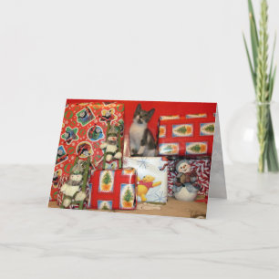 Cartão De Festividades Bob's Christmas - Cat / Kitten