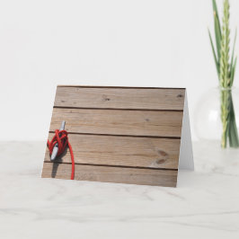 Cartão De Festividades Boca de Feriado Náutico