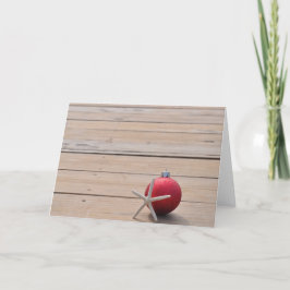 Cartão De Festividades Boca Náutica com Ornamentos