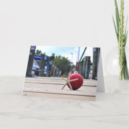 Cartão De Festividades Boca Náutica com Ornamentos