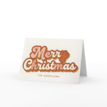 Boho Arco-íris Script Feliz Natal