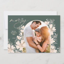 Boho Feliz Natal Verde