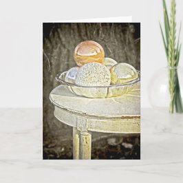 Cartão De Festividades Boias de Natal em Woodland