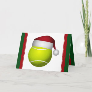 Cartão De Festividades Bola de Ténis de Natal