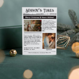 Cartão De Festividades Boletim Informativo Arquivo de Colagem de Fotos de