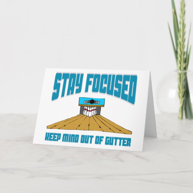 Cartão De Festividades Boliches Engraçadas Não Se Mente (Frente)