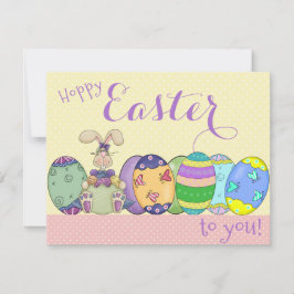 Cartão De Festividades Bolinho De Páscoa E Ovos Coloridos Para Crianças