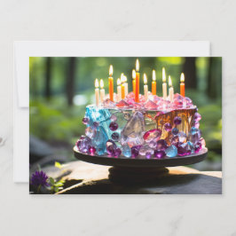 Cartão De Festividades Bolo de Celebração