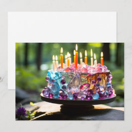 Cartão De Festividades Bolo de Celebração