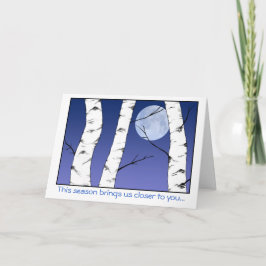 Cartão De Festividades Bolsa de Natal/Cartão de Solstício