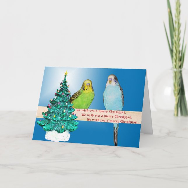 Cartão De Festividades Bom ano de Chirpin (Frente)