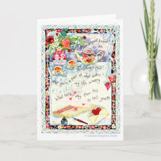 Cartão De Festividades Bom Namorados Amigo