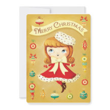 Boneca branca na placa de Natais vintages de vesti