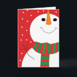 Cartão De Festividades boneco de neve 5x7<br><div class="desc">loja nunca After™ do © 2010% pipe%
Seu tudo loja</div>