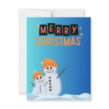 Boneco de neve Feliz Natal 