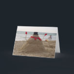Cartão De Festividades Boneco de neve havaiano<br><div class="desc"></div>