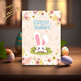Cartão De Festividades Bonita Natureza Ovo Floral Para Crianças Felzs pas