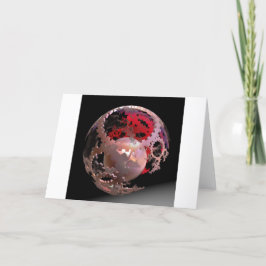 Cartão De Festividades Bonito em Cogas Rosa