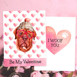 Cartão De Festividades Bonito Mastiff Francês, Eu Te Dava Dia de os namor