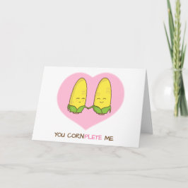 Cartão De Festividades Bonito você termina-me humor do amor do casal do