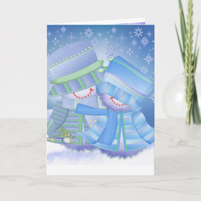 Cartão De Festividades Bonitos presentes de Natal (Frente)