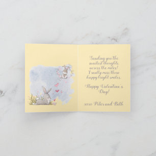 Cartão De Festividades Bons pensamentos de você