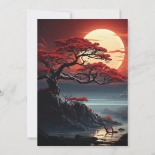 Cartão De Festividades Bonsai Tree